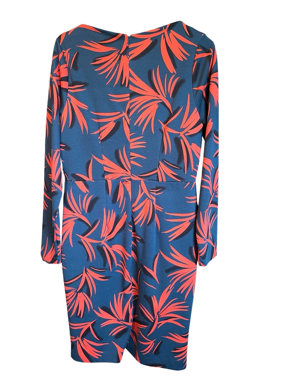 The Limited Forest Green & Orange Leaf-Print Long Sleeve Dress - Picture 2 of 3
